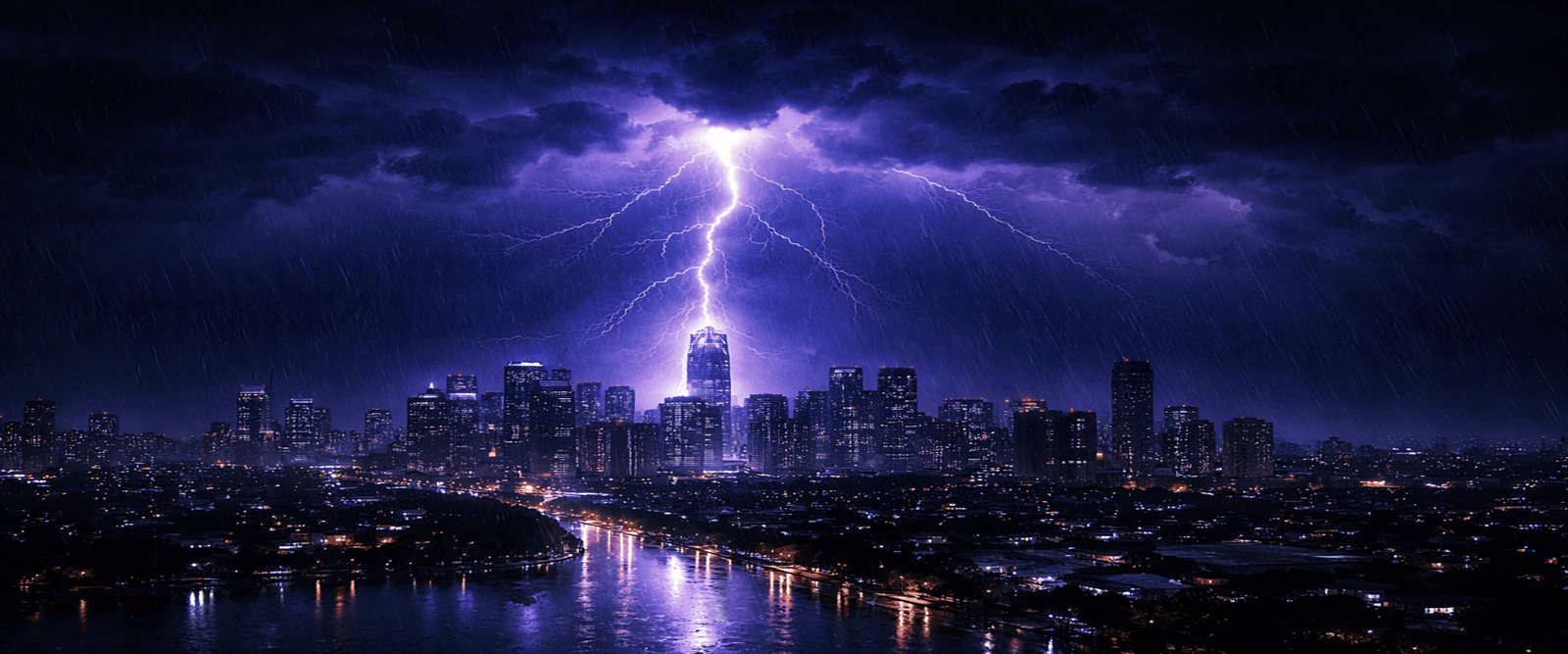 slider_5 lightning storm city night