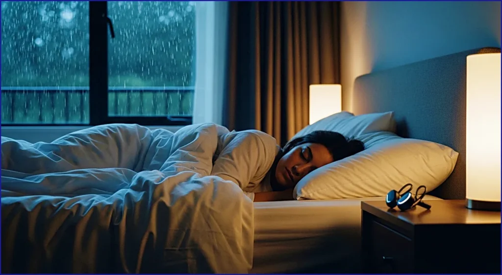 calmsori_Achieving deep restorative sleep using non-lingual soundscapes like brown noise