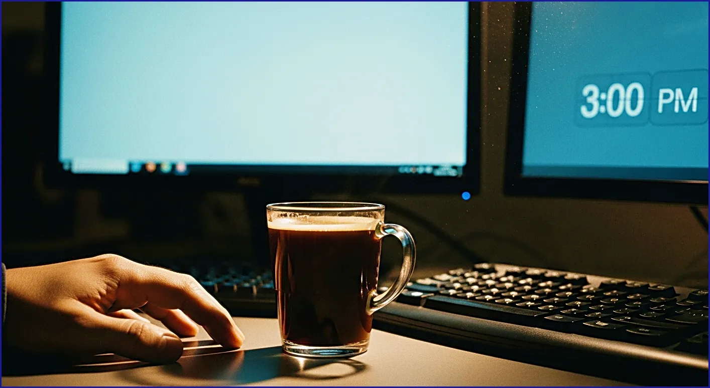 calmsori_Highlighting why coffee makes the 3 PM afternoon slump worse for professionals