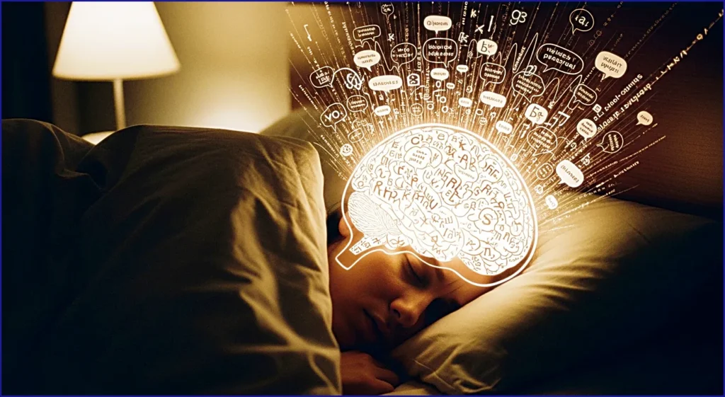 calmsori_Language processing in the brain preventing deep sleep and recovery