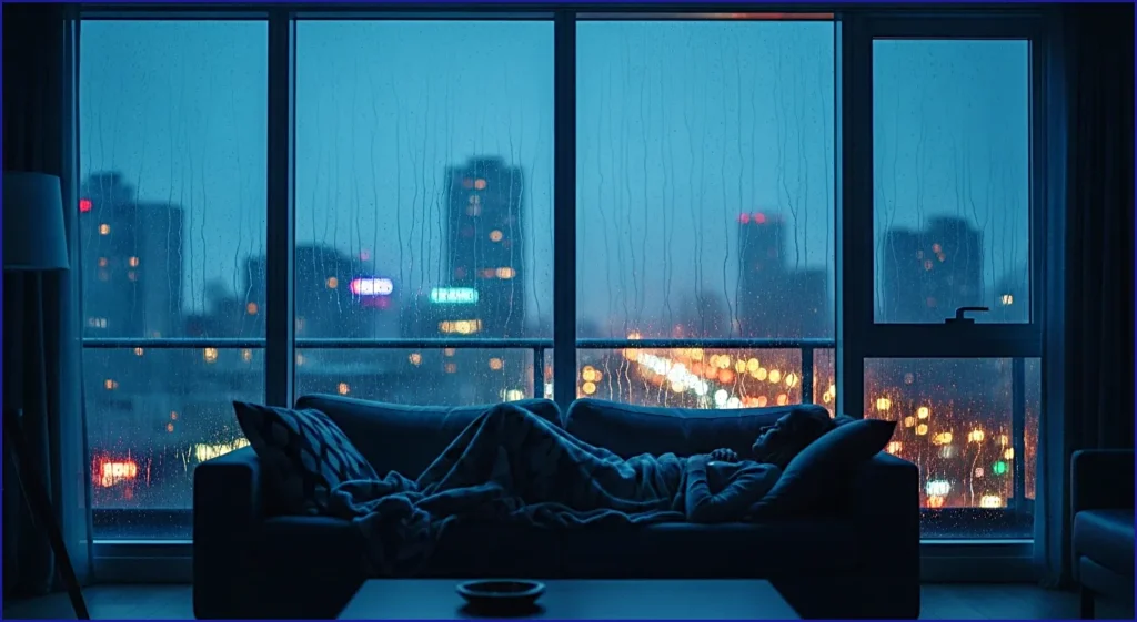 calmsori_Natural rain sounds activating parasympathetic nervous system — acoustic safety signal