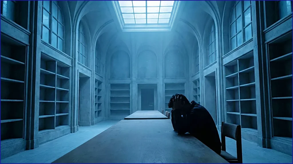 calmsori_Person experiencing anxiety showing why absolute silence ruins focus