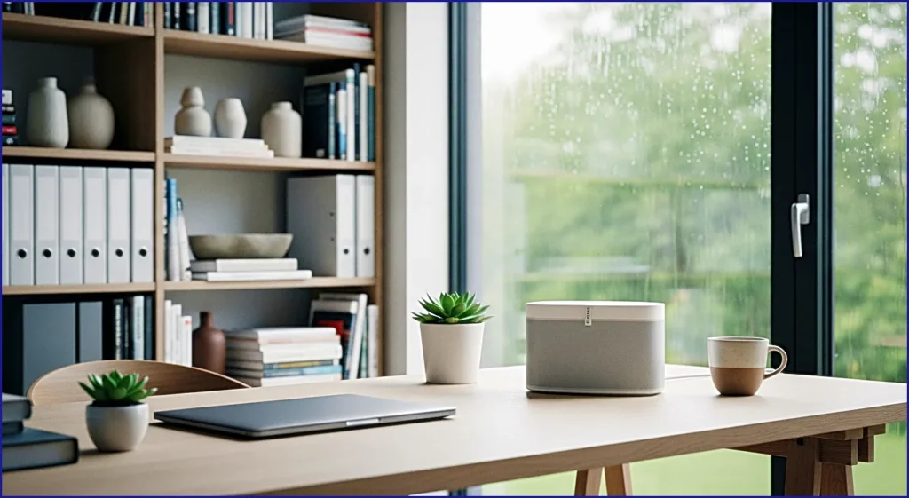 calmsori_Sonos Era 100 home office speaker for ambient sound and deep focus listening