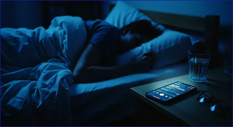 calmsori_Why falling asleep to podcasts and voices ruins deep REM sleep