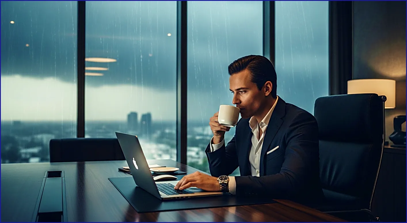 The Identity of 'This Sound' That 7-Figure CEOs Listen to Every Morning at 7 AM 3 calmsori_flow-state-soundscapes-heavy-rain