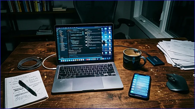 The 'Fake Flow' Epidemic: Why 4 Hours at Your Desk Yields 40 Minutes of Work 4 calmsori_The Illusion of Work