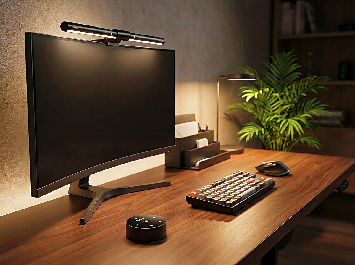 Quntis Monitor Light Bar with Auto Dimming and Touch Control