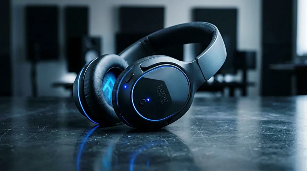 Noise cancelling headphones with notebook and laptop for comparing comfort, battery life, and work calls