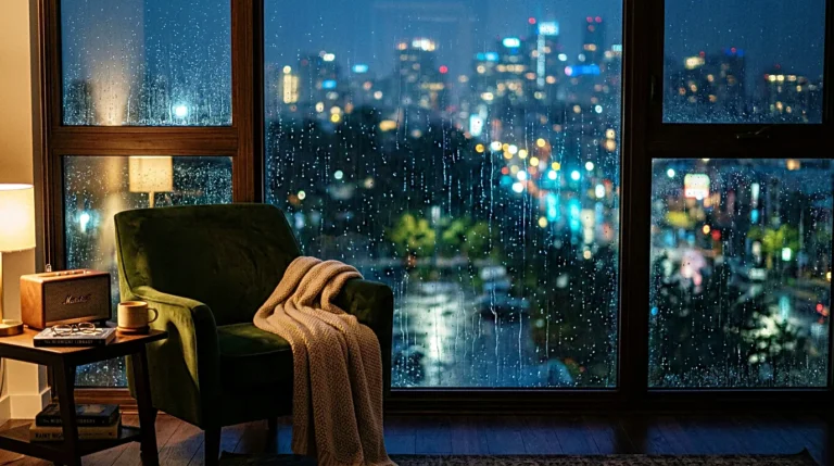 Rain Sounds for Sleep Can Feel Easier Than Silence at Night