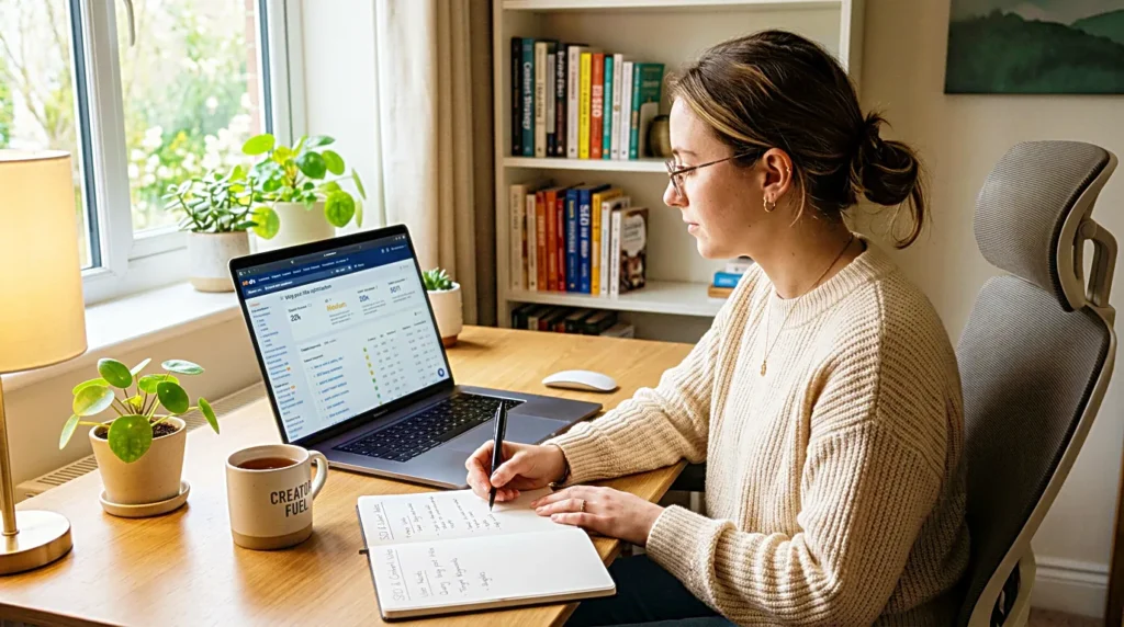 Creator reviewing search intent before writing a blog post title