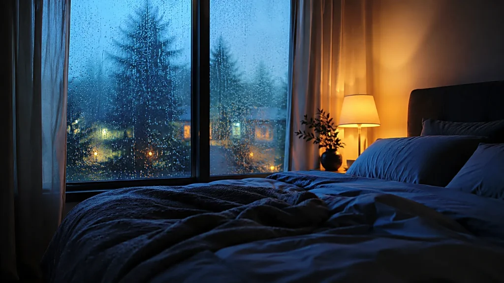 calmsori_what-to-do-when-you-wake-up-at-4am-rain-sound-routine-bedroom