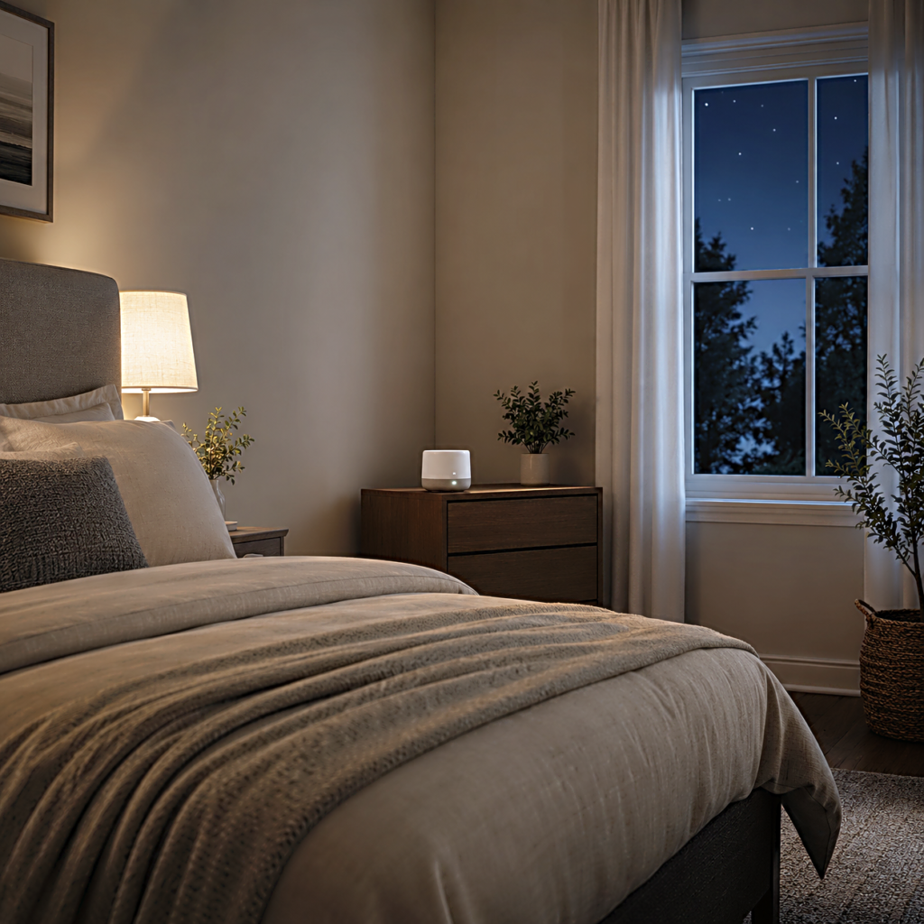 calmsori_Beside the bed, low-volume control becomes the real specification