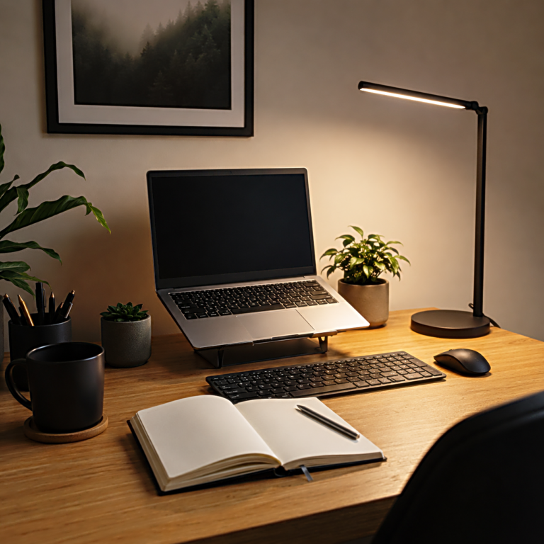 LED Desk Lamp, Check Where the Light Lands Before You Add More Brightness